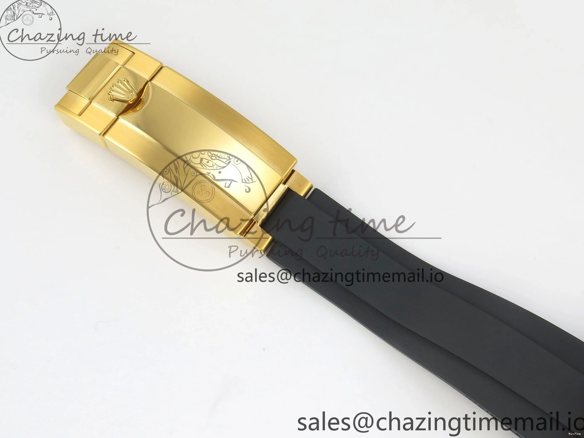 MiroTime 0524 Daytona 126518 VSF 1:1 Best Edition YG Black Dial on Oysterflex Strap VS4131 V2 (Weighted) Refined 329